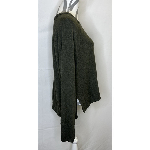 Athleta Shirt Women’s Size Lg Dark Green Long Sleeve Athleisure Top Super Soft - Picture 4 of 12